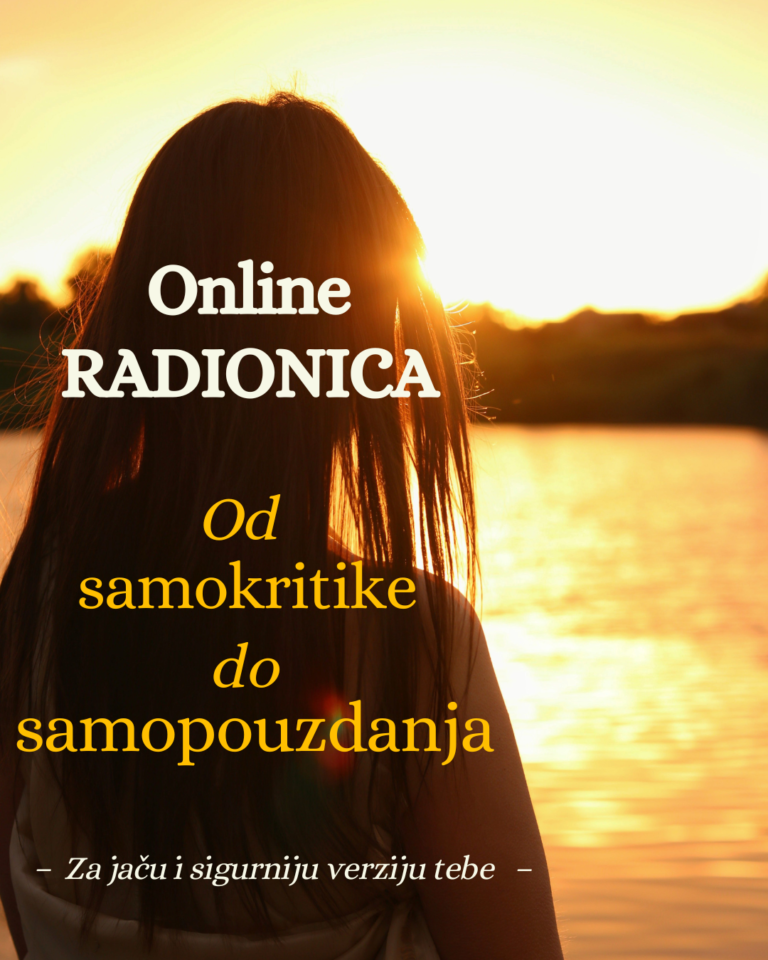Online radionica – Od samokritike do samopouzdanja