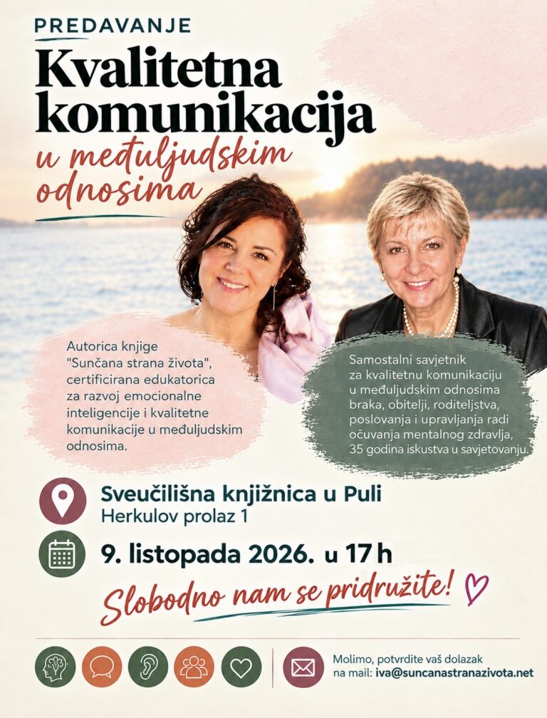 Predavanje “Kvalitetna komunikacija u međuljudskim odnosima”